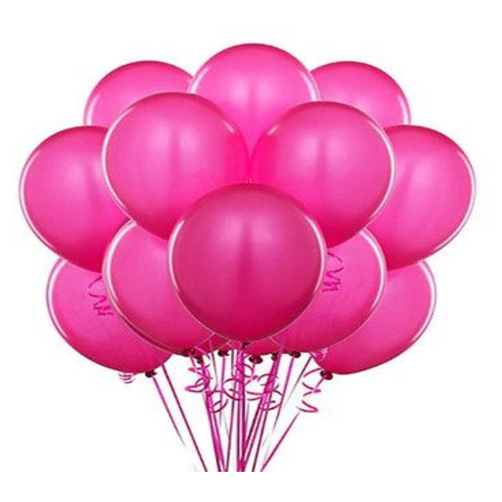 Dark Pink Matte Ballons 50 Pcs
